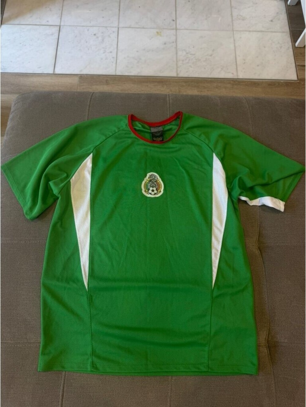 Nike Mexico National Team Soccer Jersey Green Mens M FMF